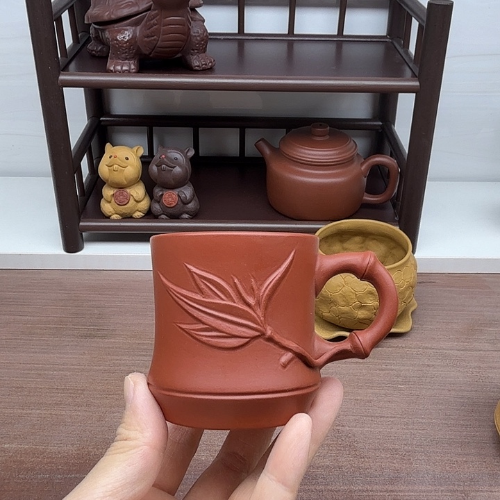 朱泥茶案主人杯主人杯
