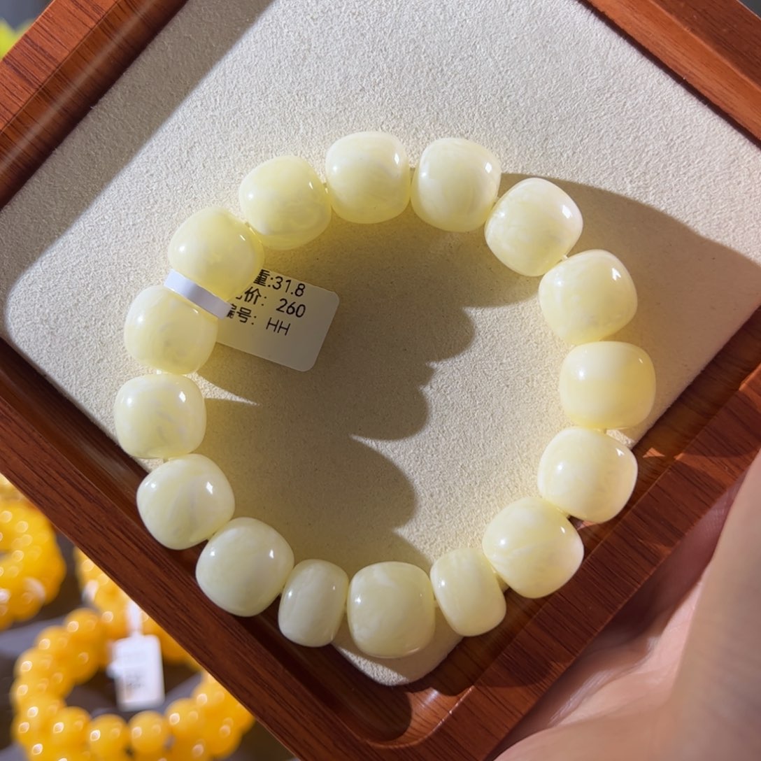 裸石蜜蜡未镶嵌15mm焦皮浓蜡白蜜老型hh