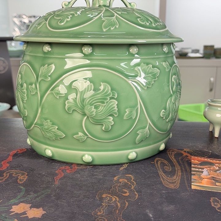 木***8龙泉云间青瓷小米茶器