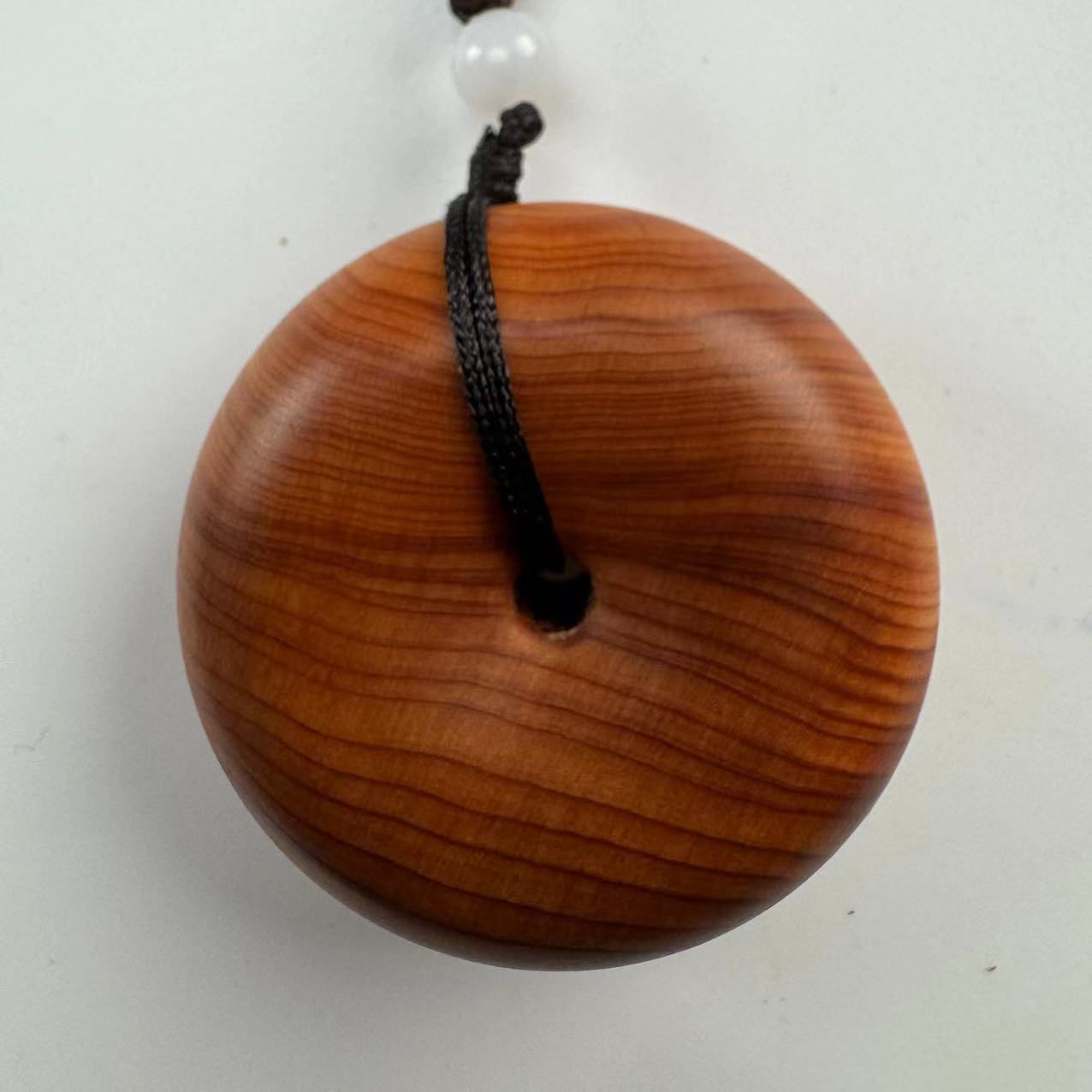 【芸奇】太行料崖柏平安扣手把件