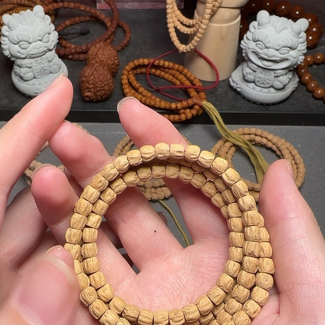 清***)柏香籽/百香籽手串顺纹