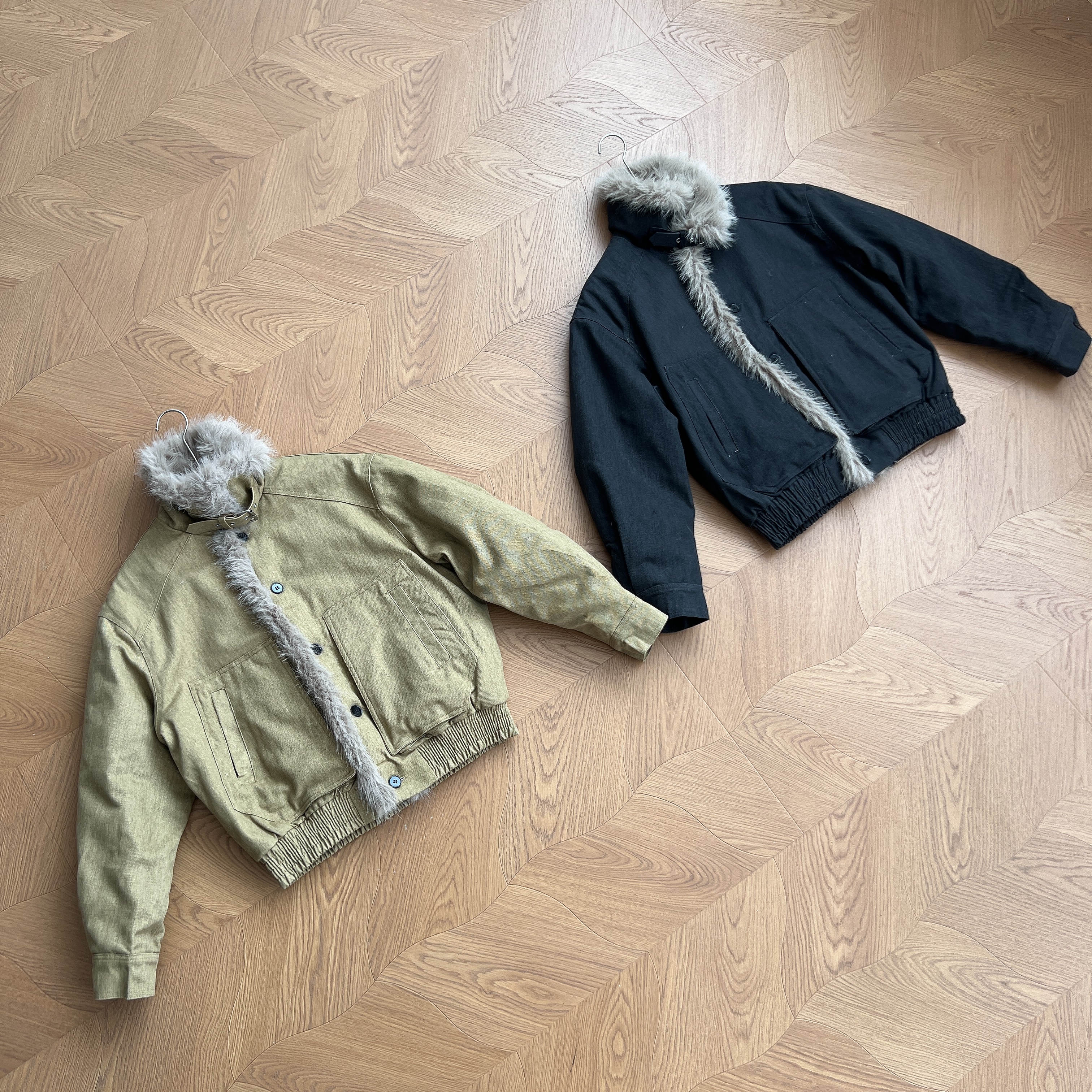 25FW /冬季立领座山雕加厚保暖外套休闲时尚韩版加厚棉服百搭潮流