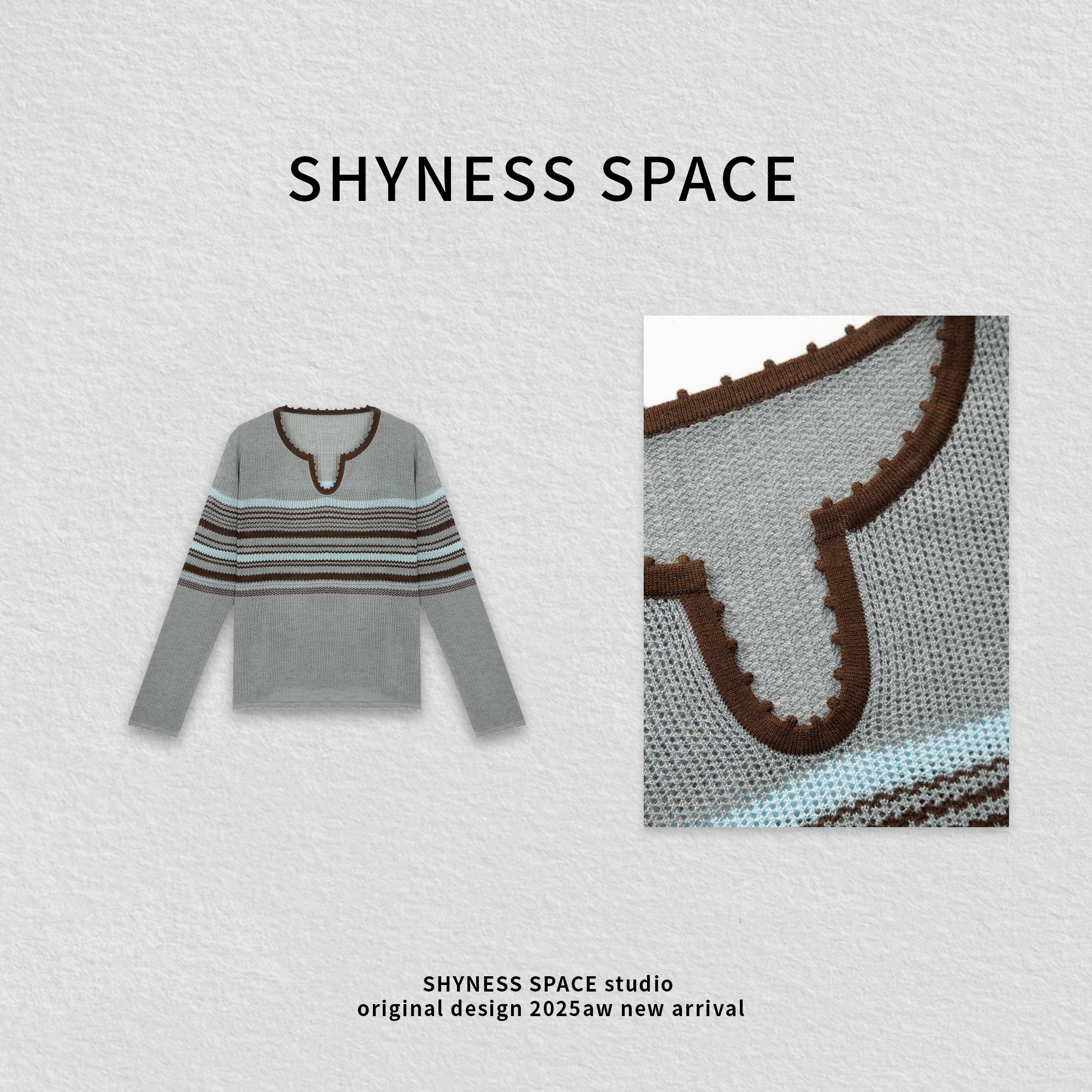 秋季上新极简轻奢复古显瘦时尚小众上衣HBT0133