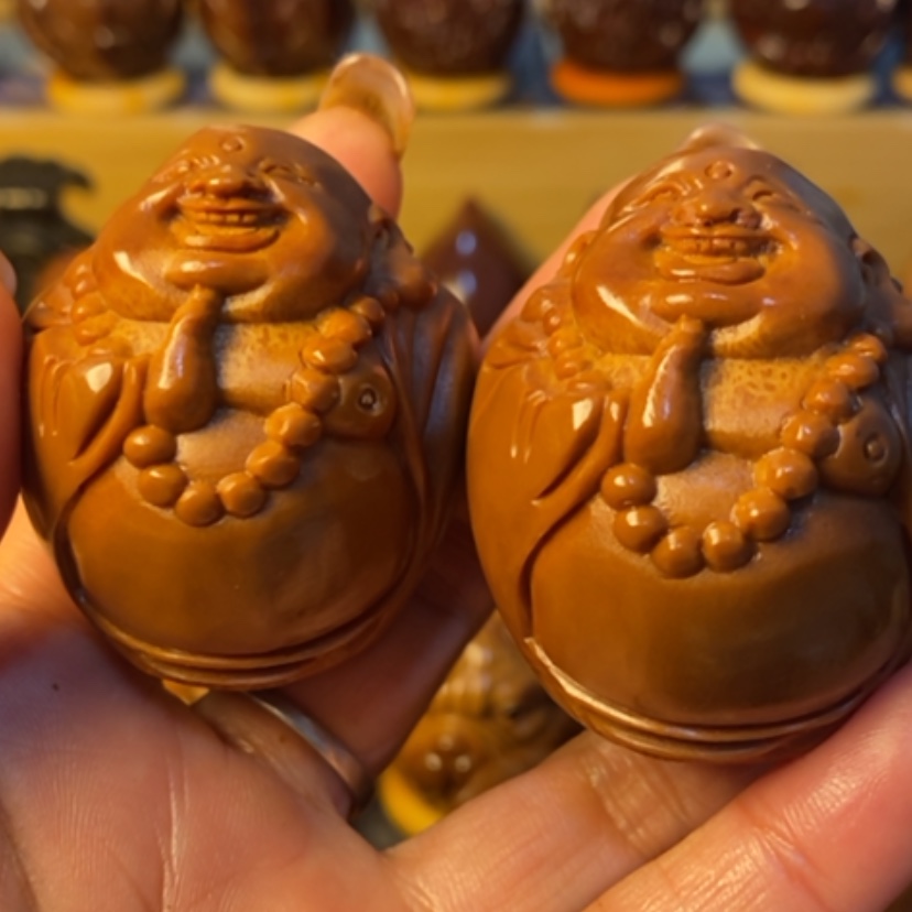 【闪购商品】橄榄核手串/手链人**味精品核雕