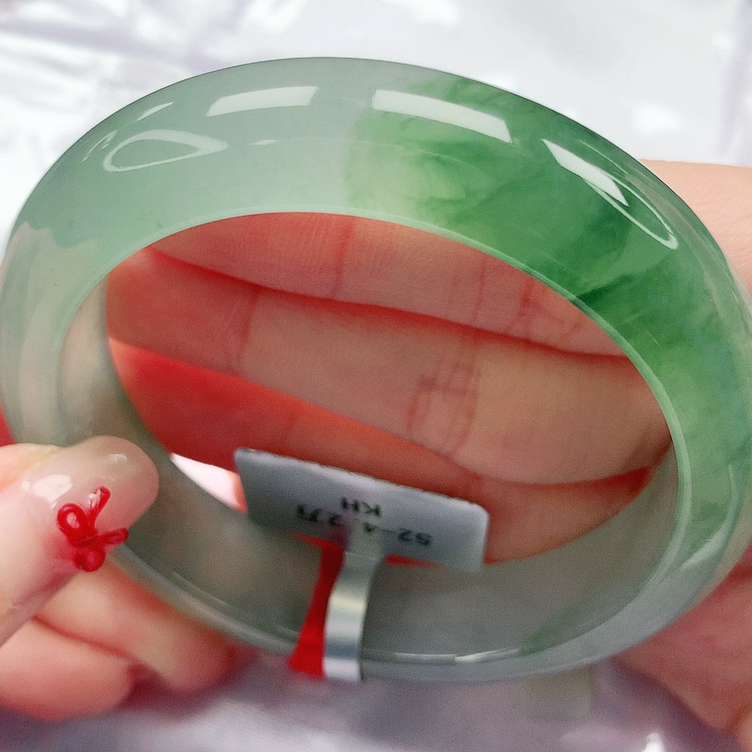 翡翠未镶嵌手镯天然缅甸a货翡翠