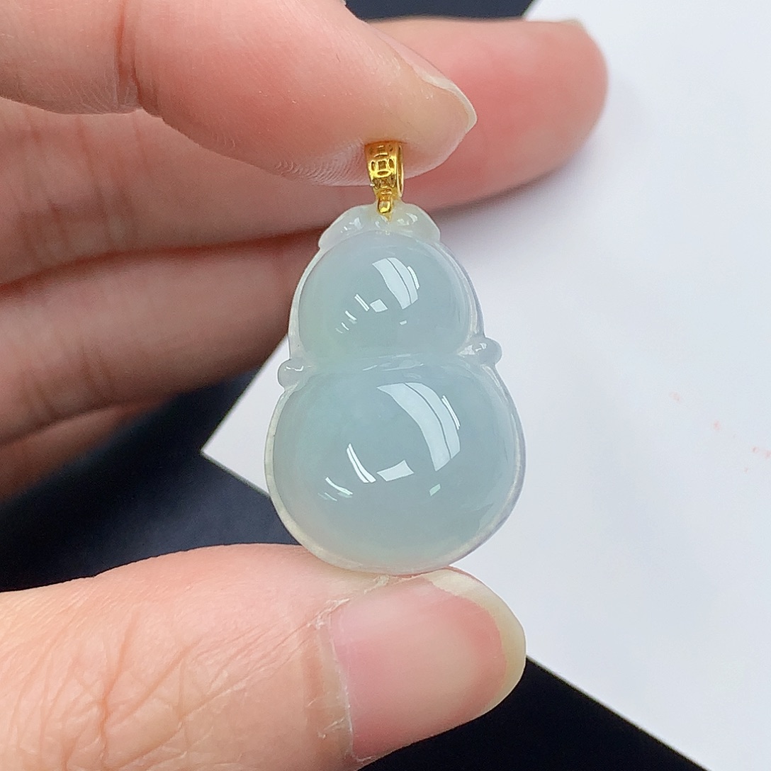 颈饰银S925镶嵌翡翠