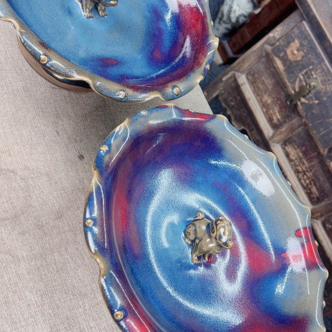 瓷片正能量陶瓷艺术品