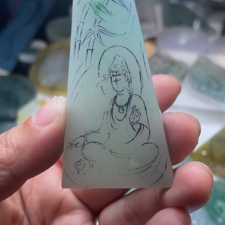 定制翡翠未镶嵌翡翠料子