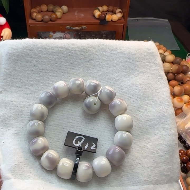 菩提根/象牙果手串卡14桶珠紫色系全品12