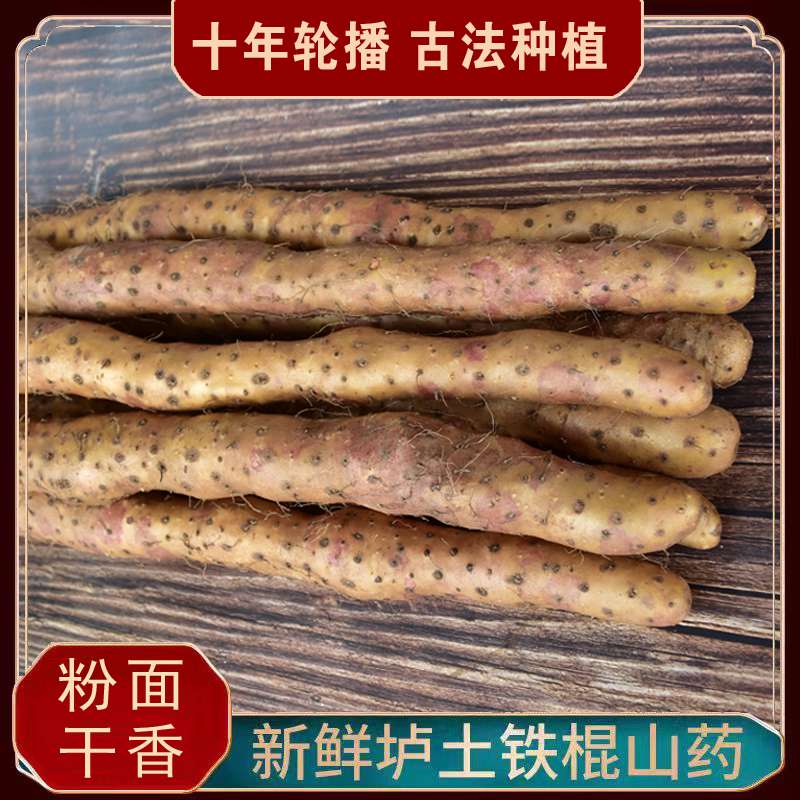 河南温县垆土铁棍山药焦作怀山药新鲜现挖营养健康特产