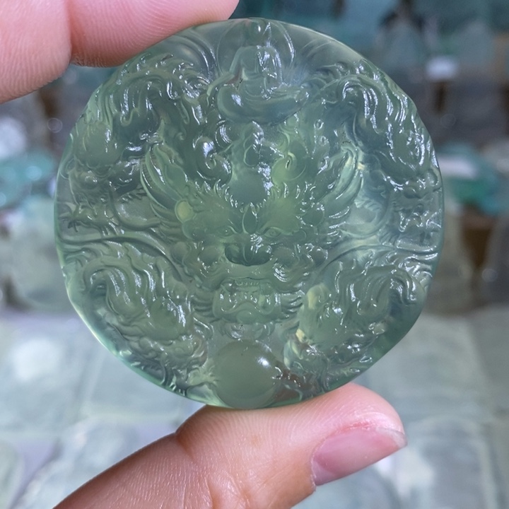 岫玉吊坠未镶嵌吊坠