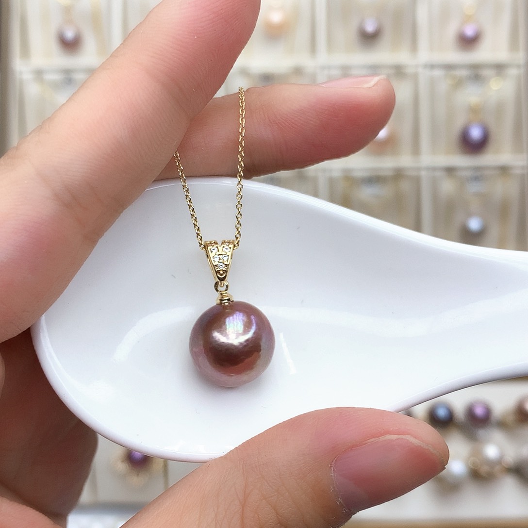 淡水珍珠颈饰合金