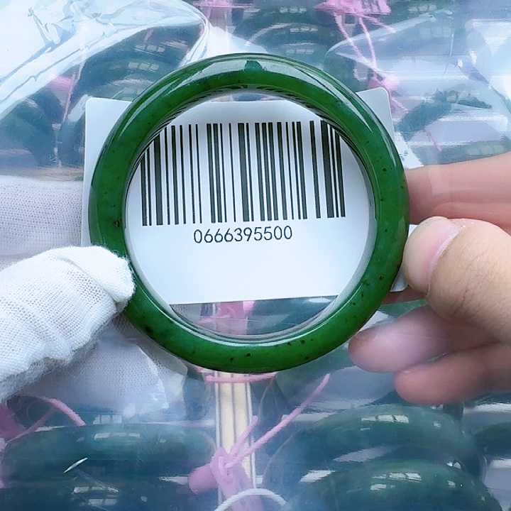 和田玉（碧玉）未镶嵌手镯5758