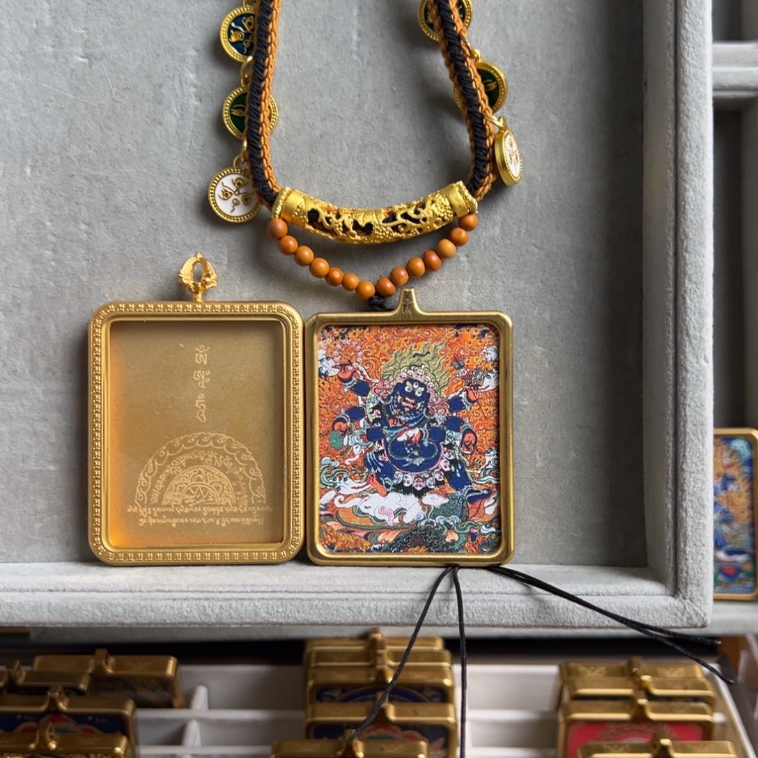 吊坠上**月单面私人定制大黑天