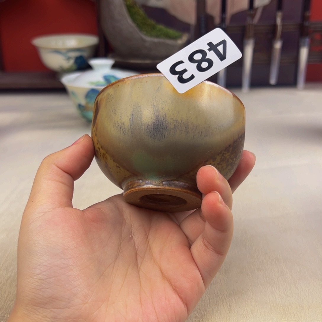 杯子纯手工柴烧主人杯