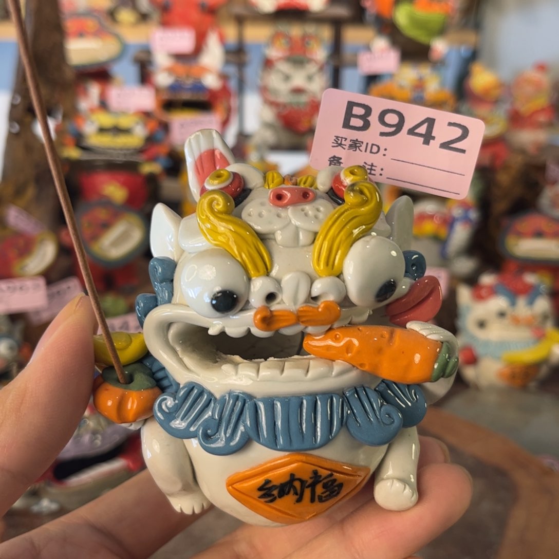 泥塑纯手工茶宠摆件