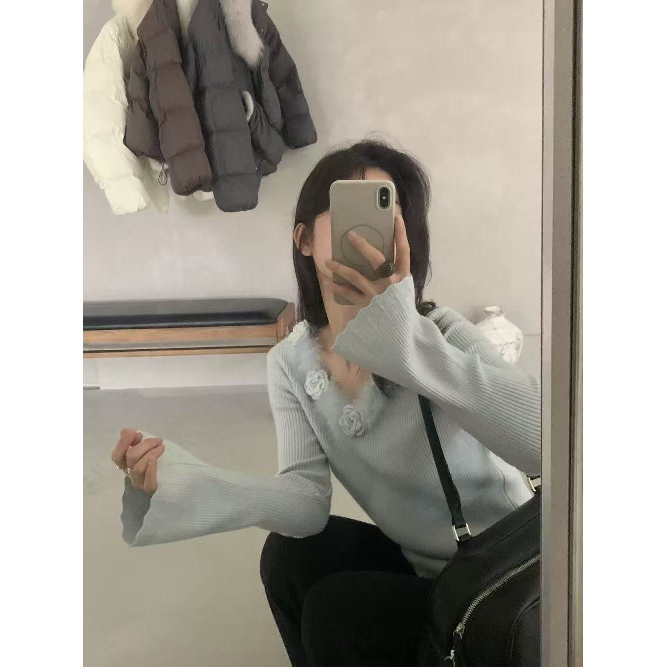 【象姐定制】针织上衣预CDX5ZZS5772D百搭显瘦修身设计感