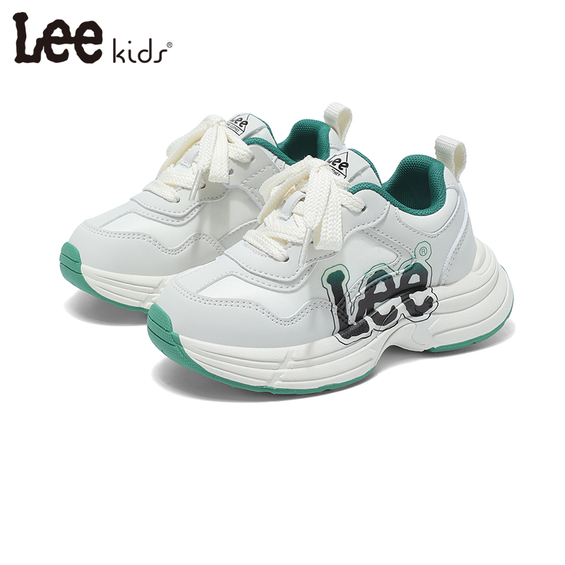 Leekids春秋新款开学季童鞋软底休闲鞋女童舒适老爹鞋防滑男童鞋