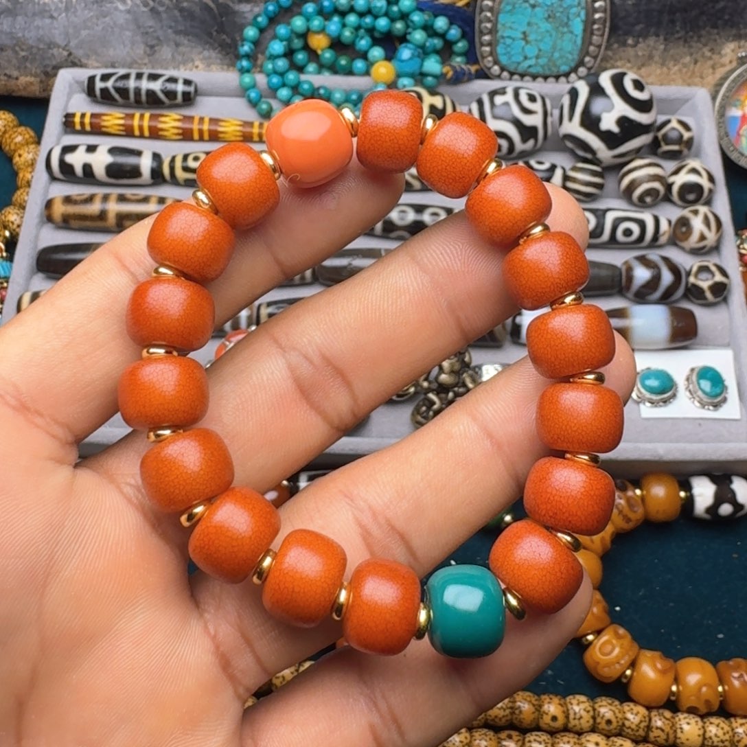 柏香籽/百香籽手串菩提根