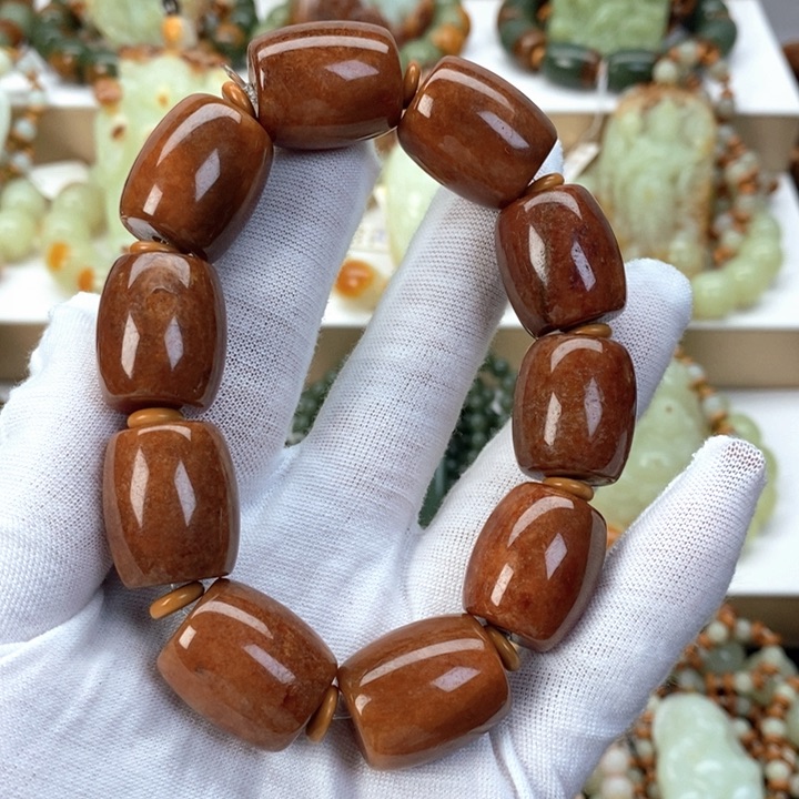 【闪购商品】透闪石质玉手串未镶嵌