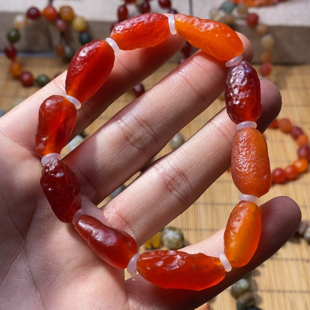 玛瑙/玉髓手链未镶嵌