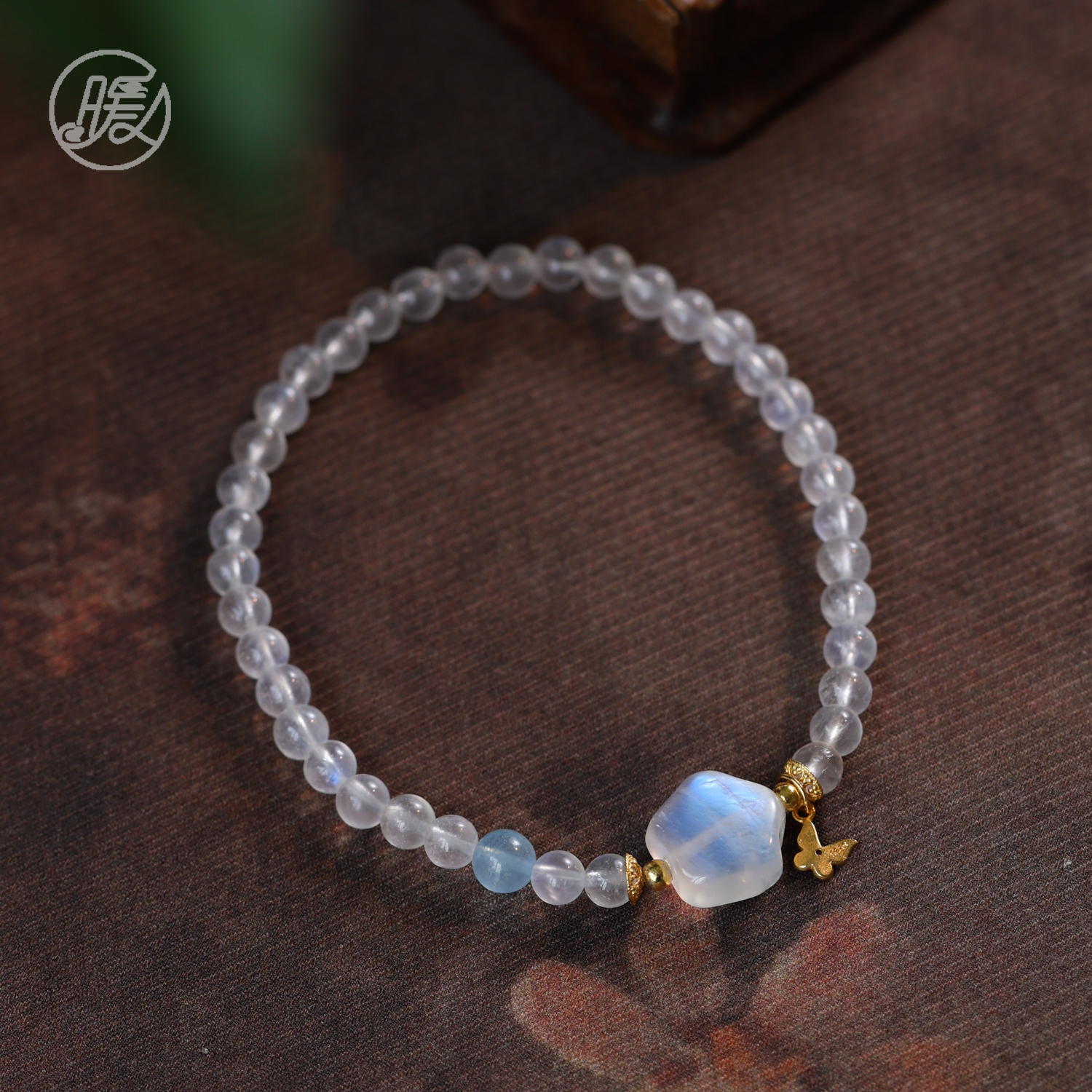 Nuanyan/暖言单圈长石手串4mm搭配五角星蝴蝶配件D3173多样性发一