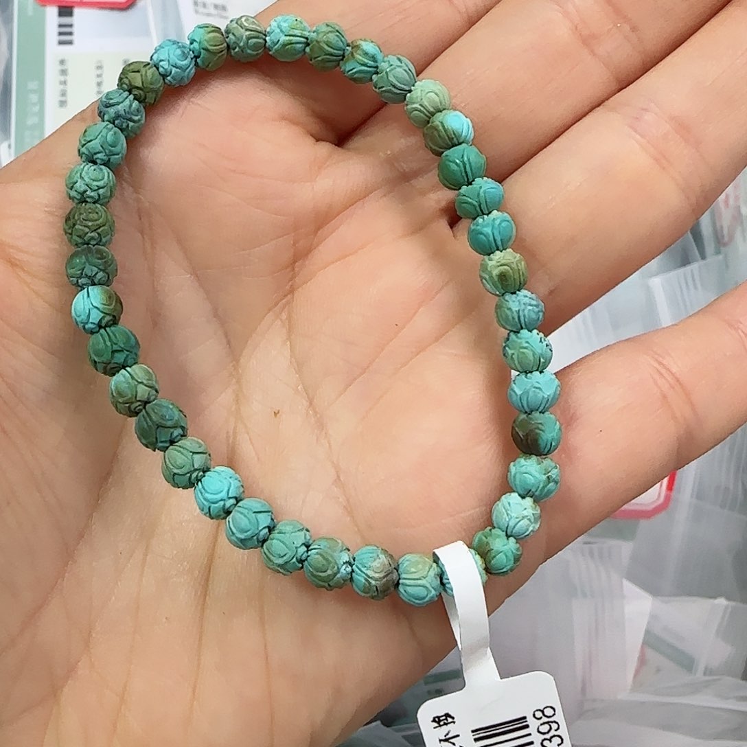 绿松石珠宝半成品未镶嵌