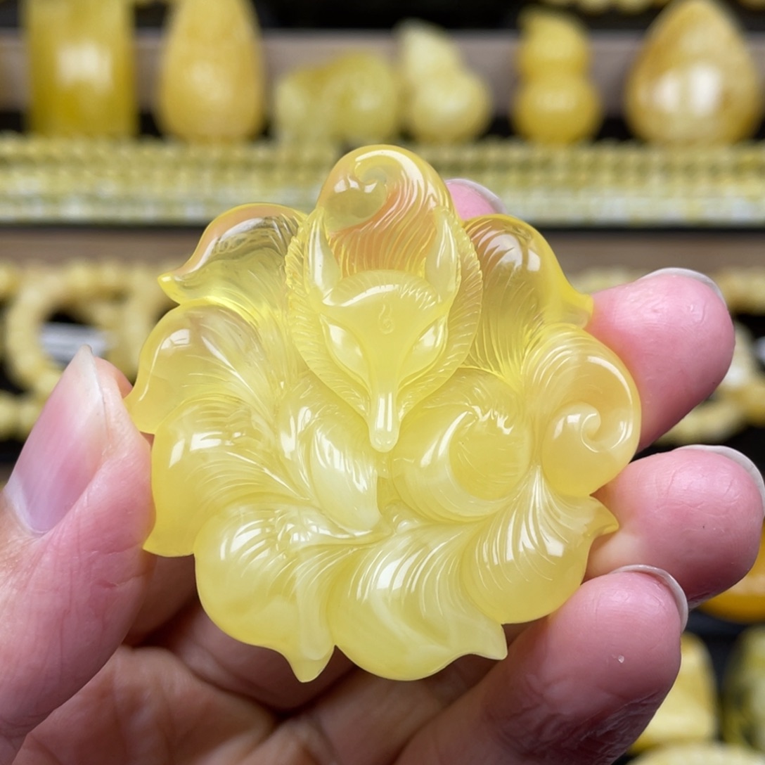 琥珀裸石未镶嵌琥珀蜜蜡