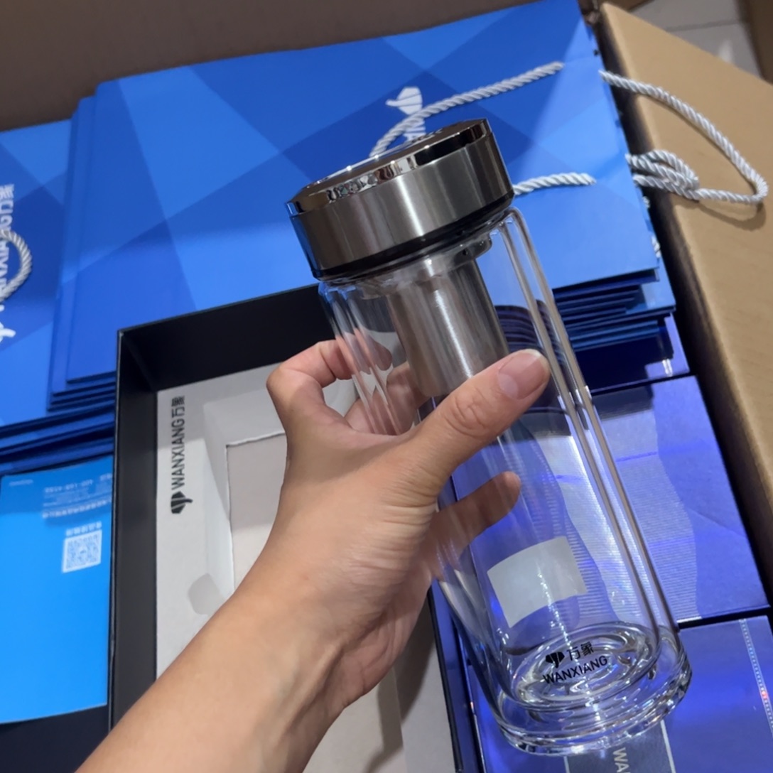 万象V49R玻璃杯480玻璃杯➕被套玻璃杯