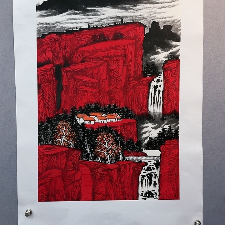 国画书法作品多次参加全国