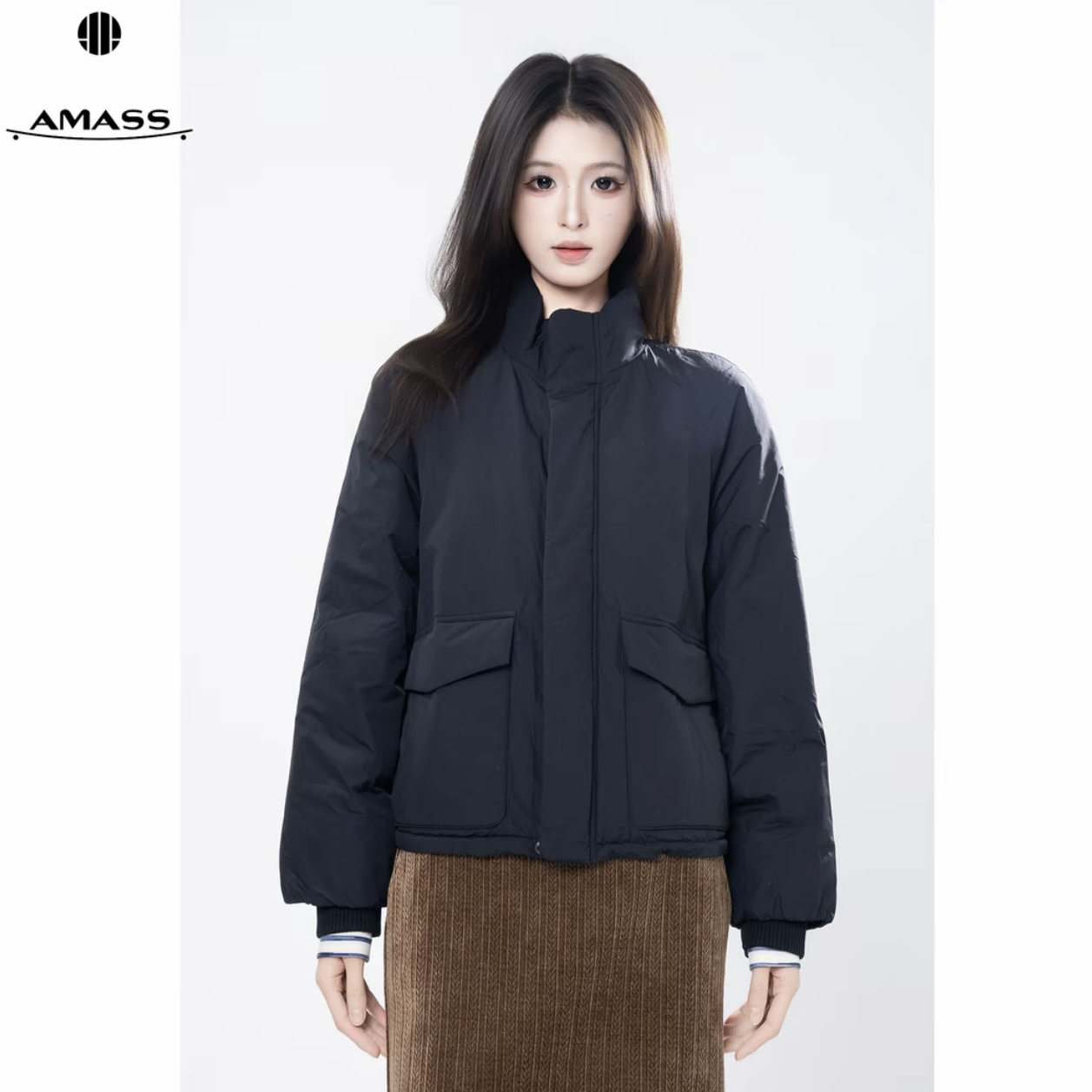 AMASS/阿玛施秋冬韩系ins风休闲百搭慵懒风新雪丽棉服/540051
