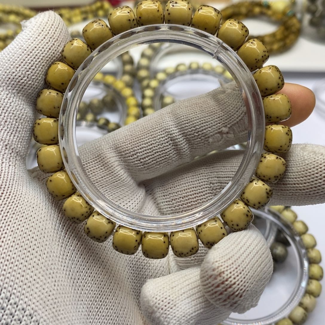 手串星月菩提绿背河豚