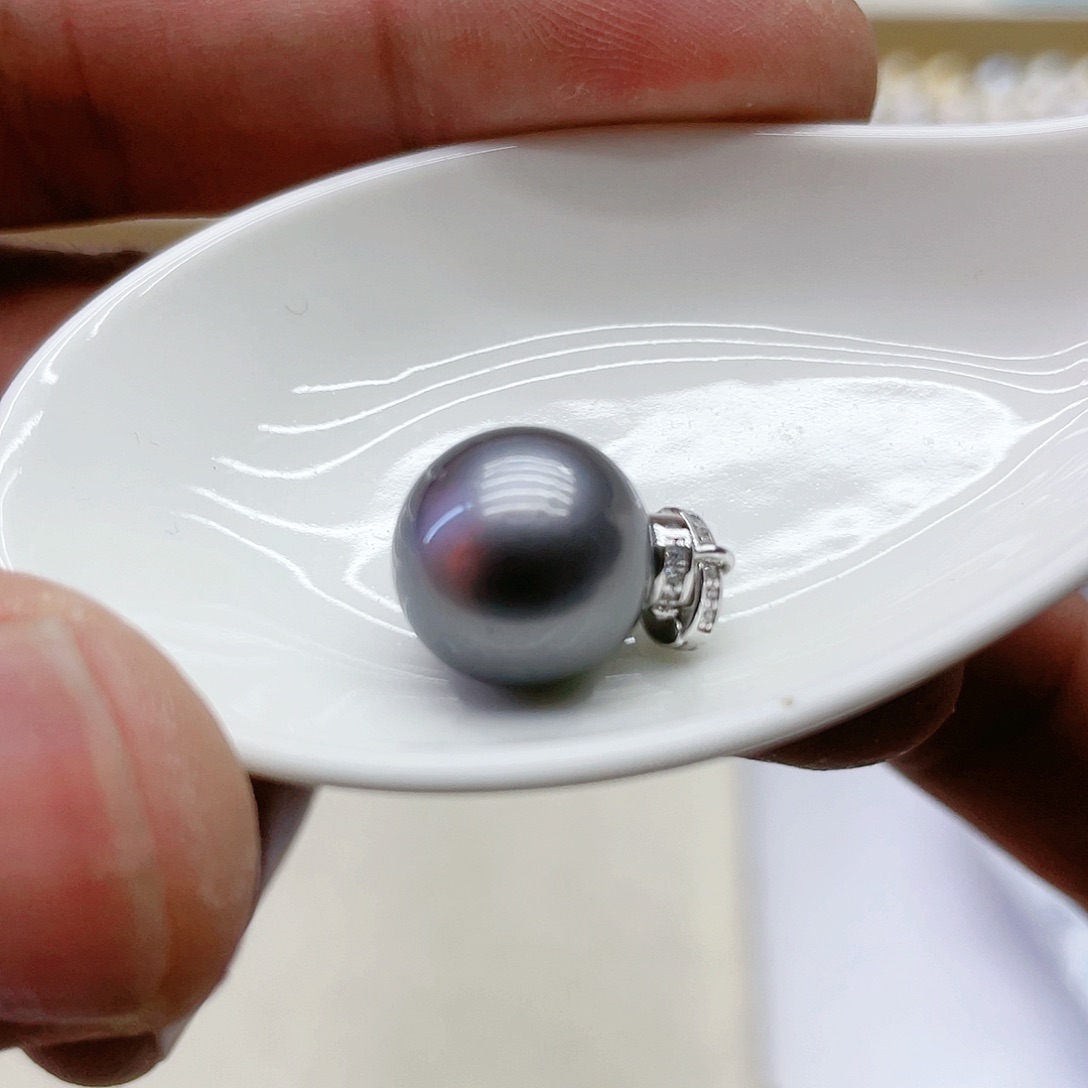 海水珍珠颈饰银S925镶嵌