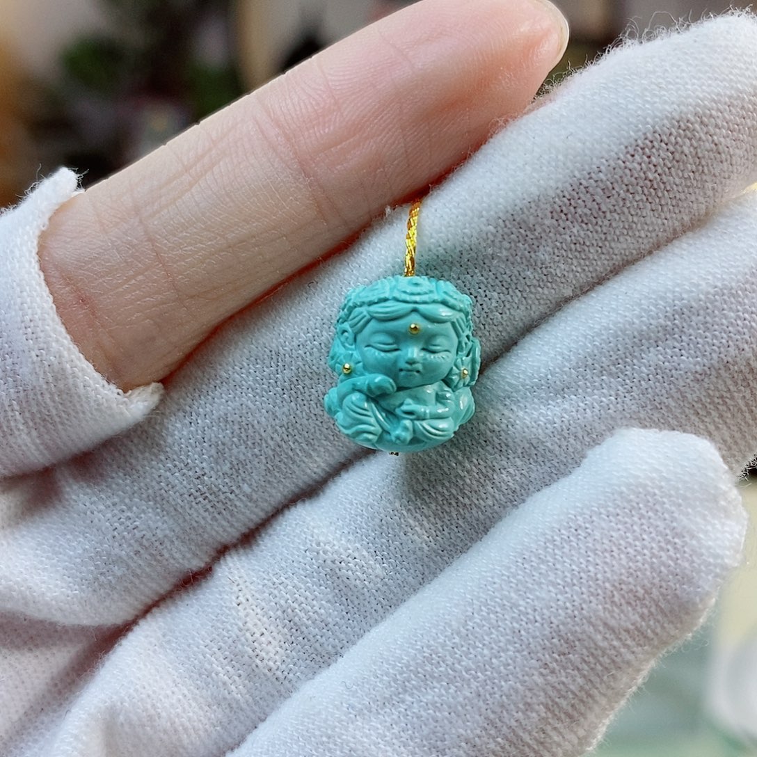 未镶嵌绿松石珠宝奇石