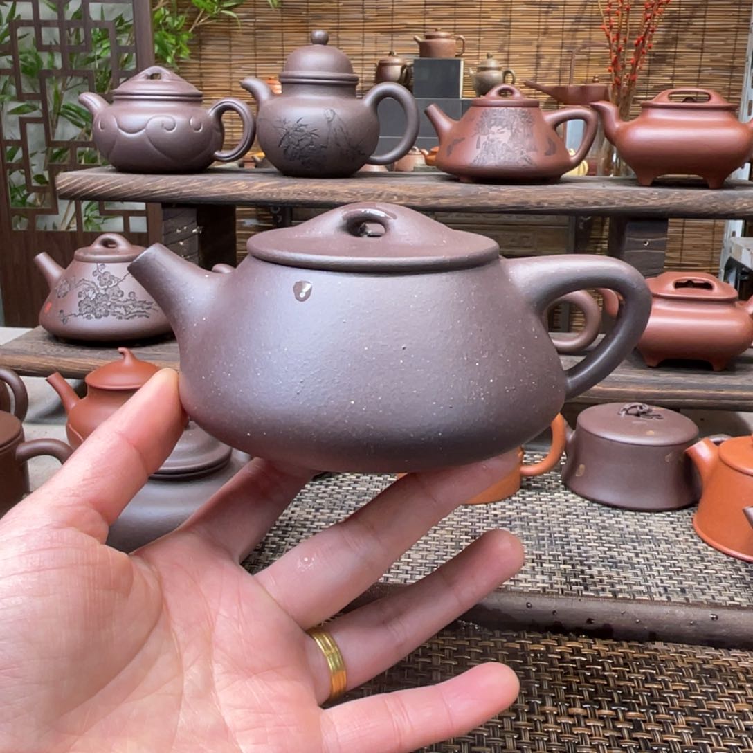 紫砂茶壶宜兴原矿紫砂手工260