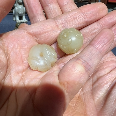 未镶嵌和田玉（糖玉）珠宝奇石牧*