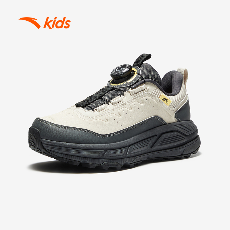 安踏儿童徒步鞋2025冬季新款舒适防滑耐磨男户外登山鞋312546605