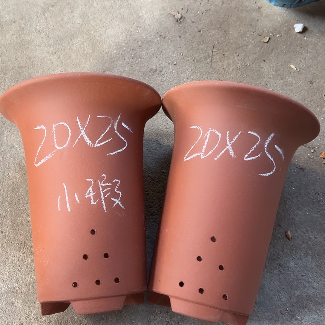 紫砂花盆宜兴紫砂花盆2支