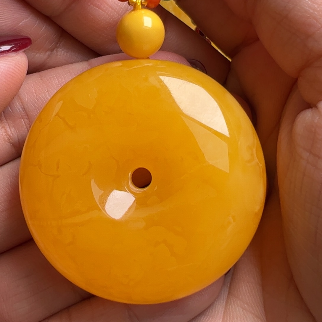 蜜蜡毛衣链未镶嵌无优化