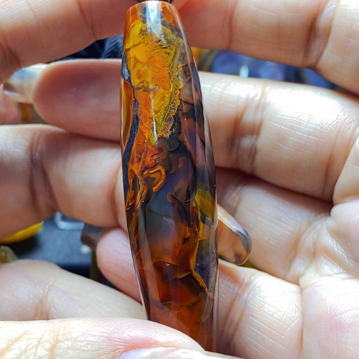 玛瑙/玉髓吊坠(不含链)未镶嵌行**涯