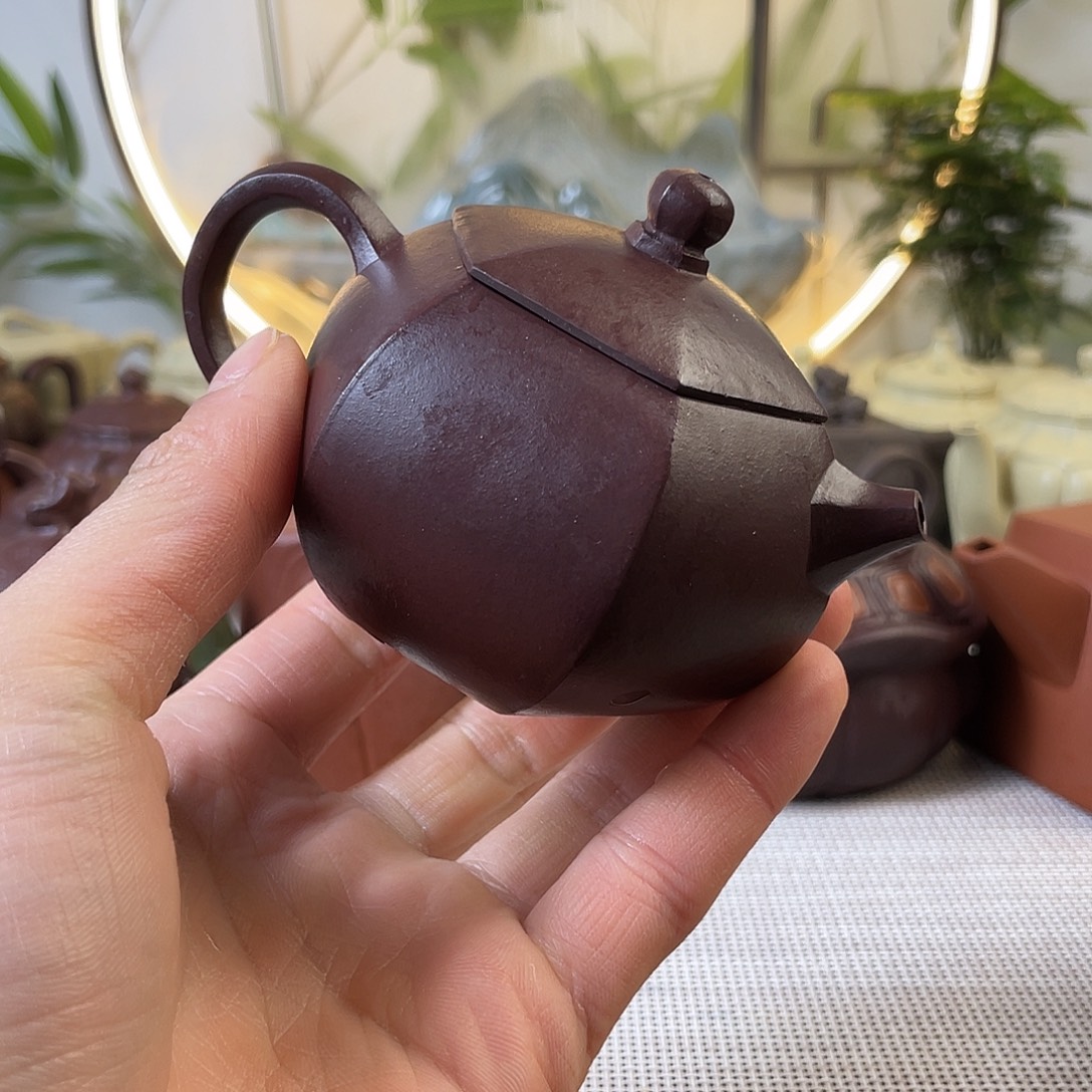 茶壶紫砂微瑕不退不换130cc