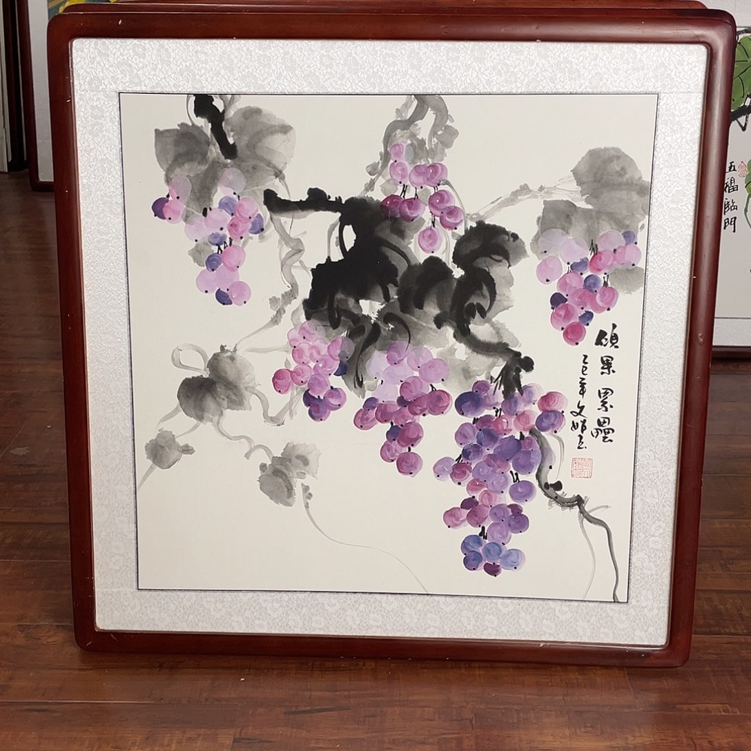 国画带框尺寸63*63厘米