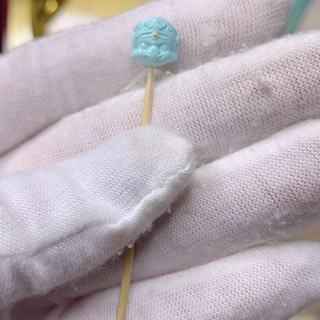 绿松石雕刻件未镶嵌