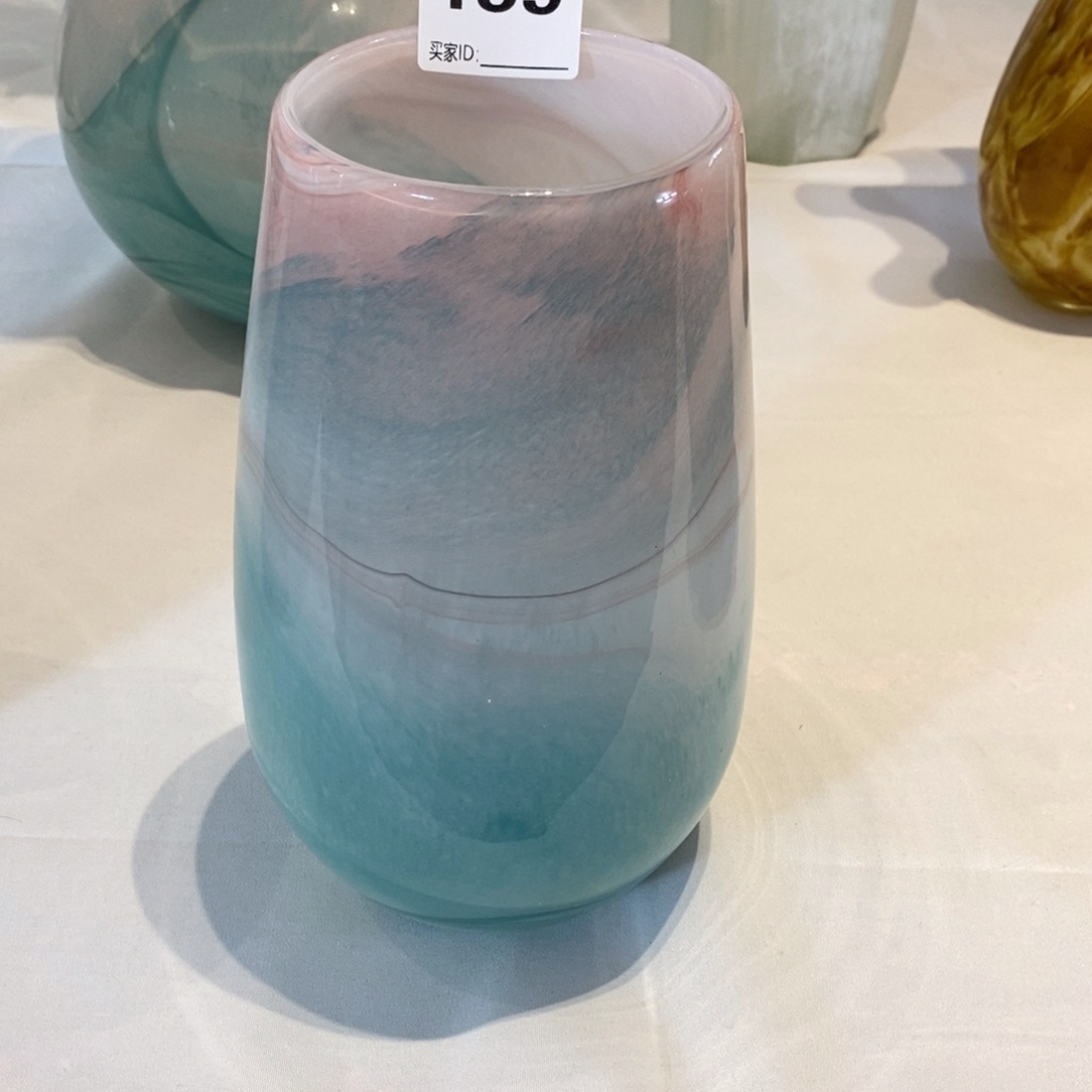 手工古法琉璃花器高24厘米