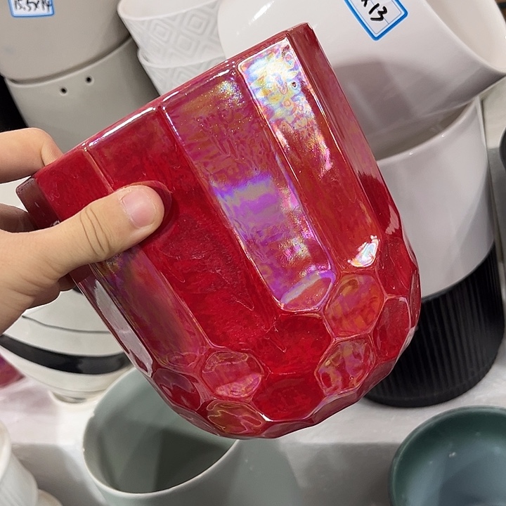 有孔！福利价陶瓷花盆一盆多栽