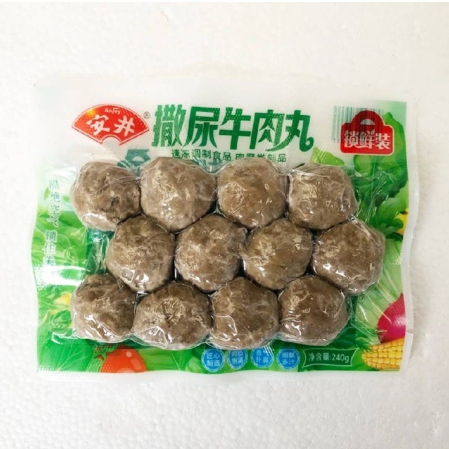 Anjoy/安井 撒尿牛肉丸锁鲜装 240g/袋*（案场无货）。