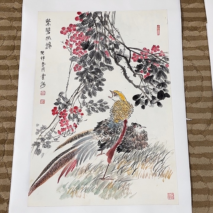 国画花鸟等多种鸟类和70.45