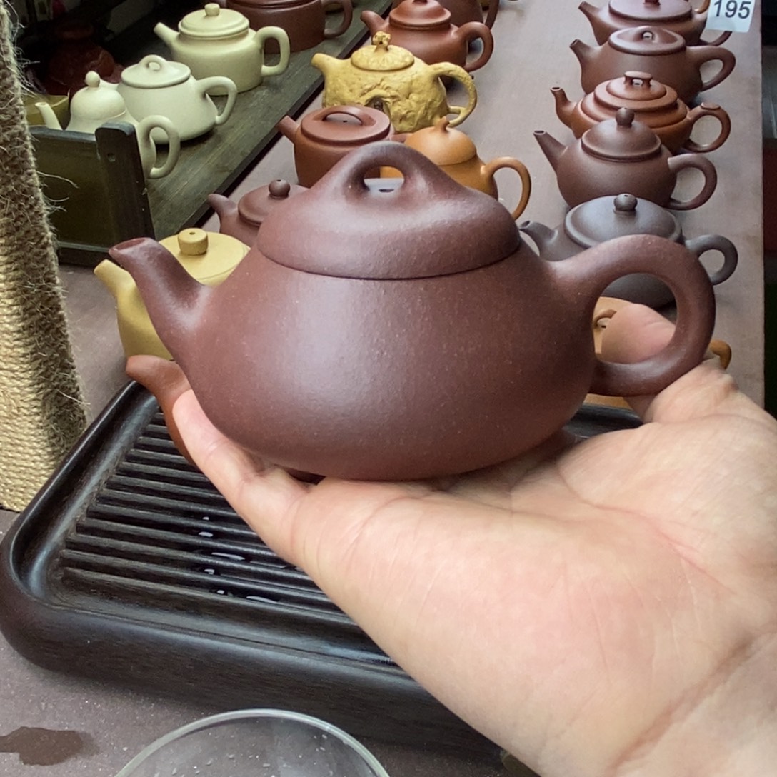 紫砂茶壶紫砂石瓢微瑕