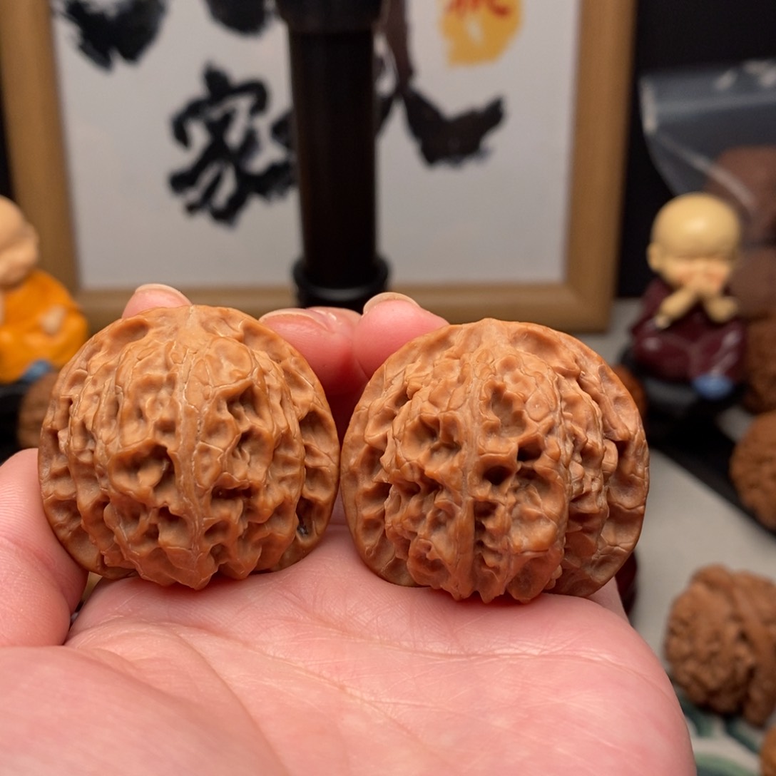 文玩核桃把件39尺苹果园