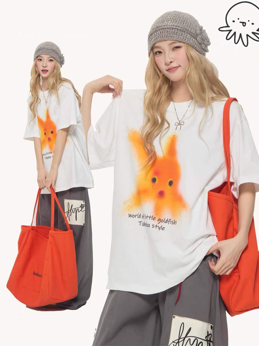 【小章鱼多巴胺t恤】炒鸡夏天的t恤 百棉舒适冲